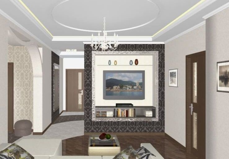 Дизайн проект трехкомнатной квартиры