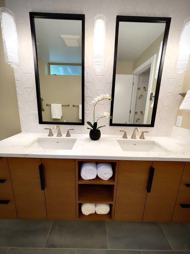 Exquisite NW PDX Condo Primary Bath