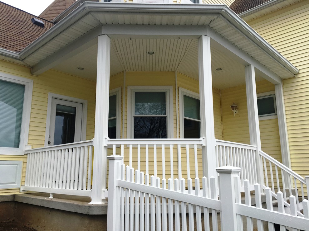 East Hampton Connecticut Vinyl Picket Fence & Porch Railing Victorian