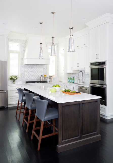 Bold and Bright Transitional nyklassisk-koekken