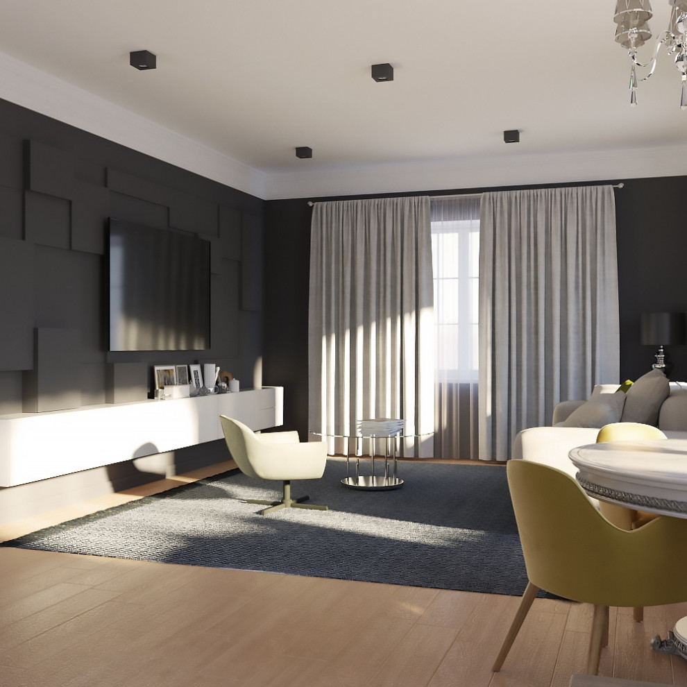 Кухня и гостиная