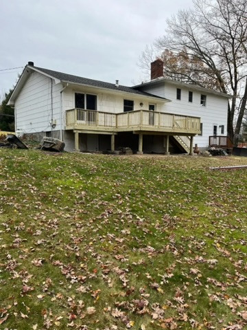 Pressure Treated Lumber Deck
