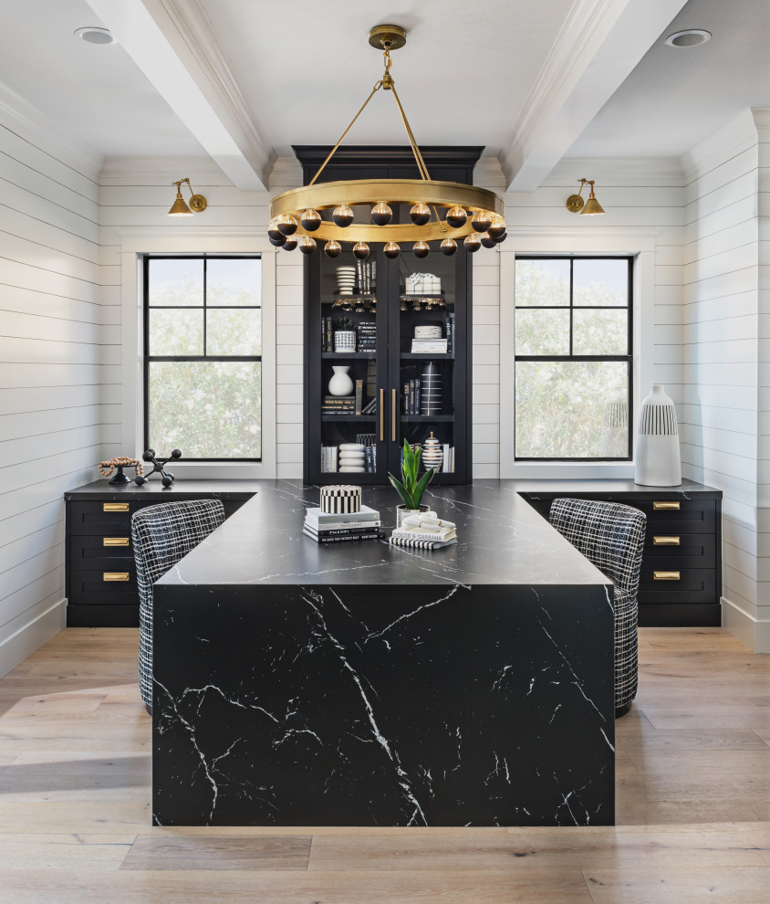 Transitional home office photo in Phoenix
