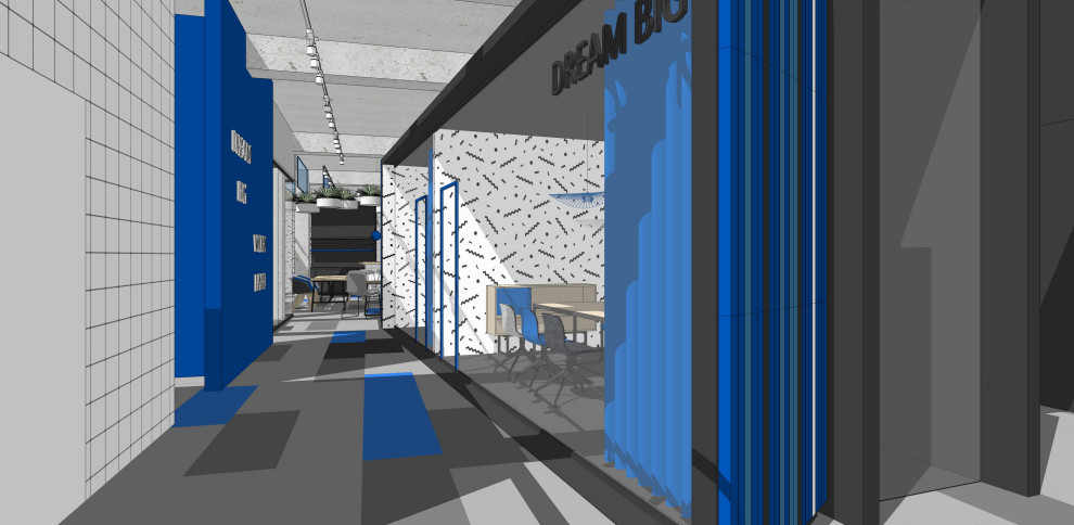 коворкинг в синем