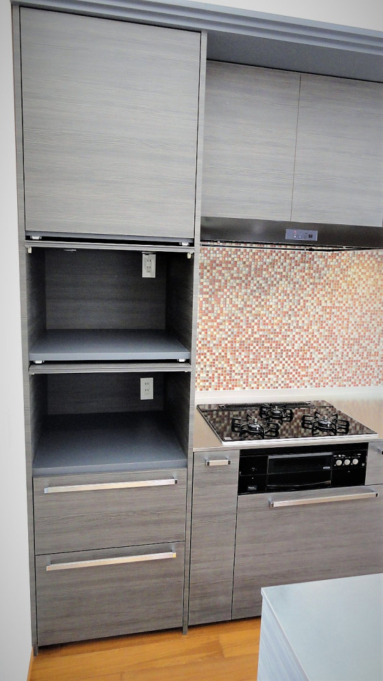 This is an example of a galley kitchen.