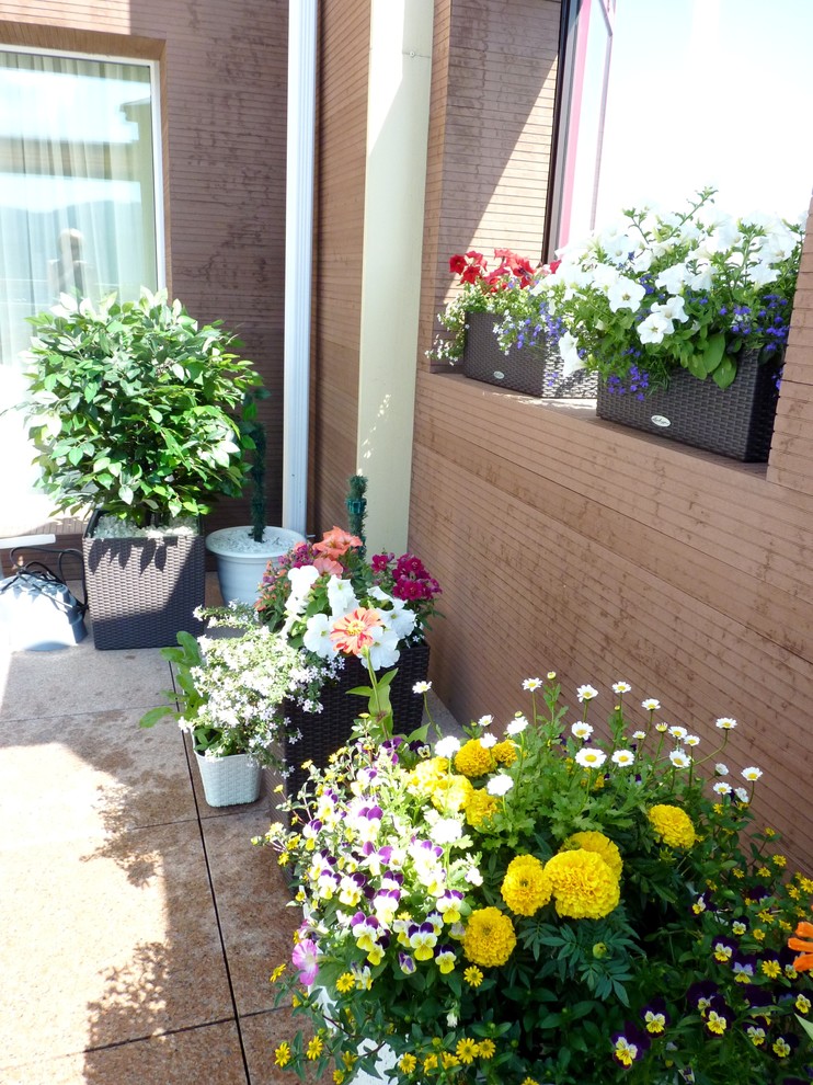 Терраса со средиземноморским характером