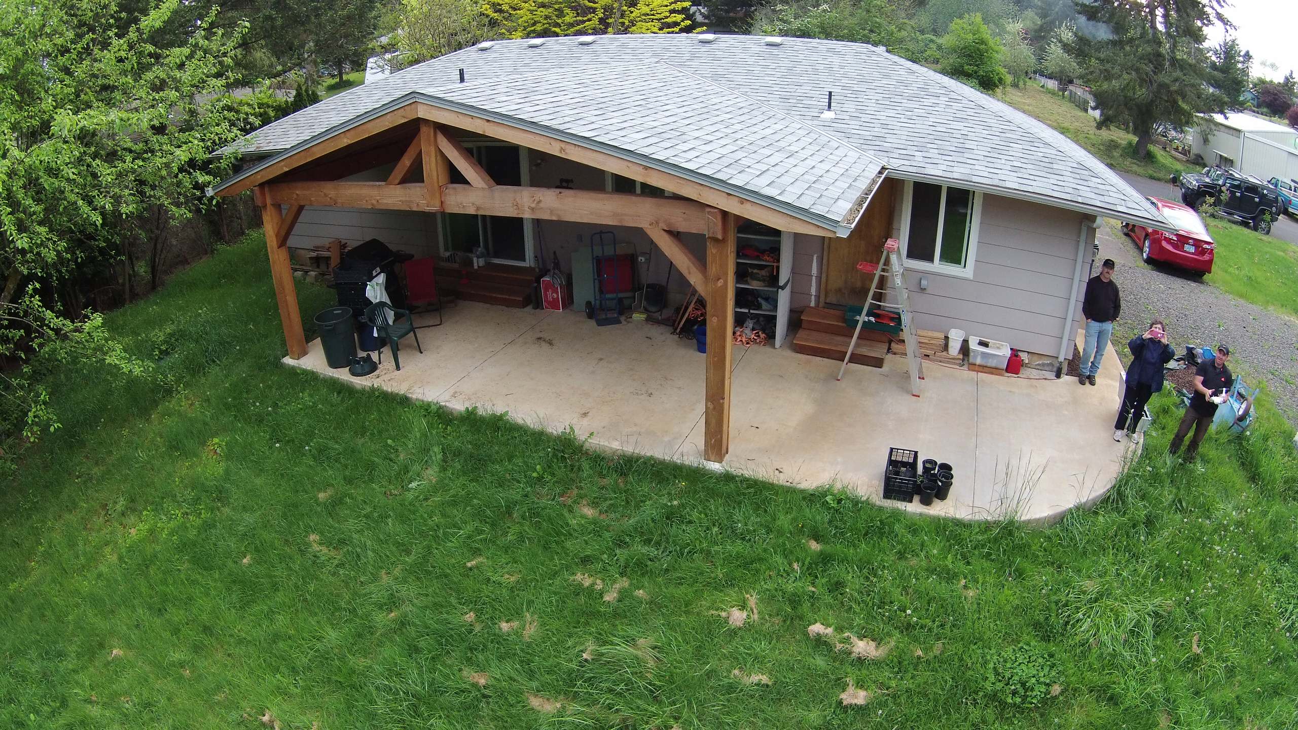 Oregon City concrete and patio roof