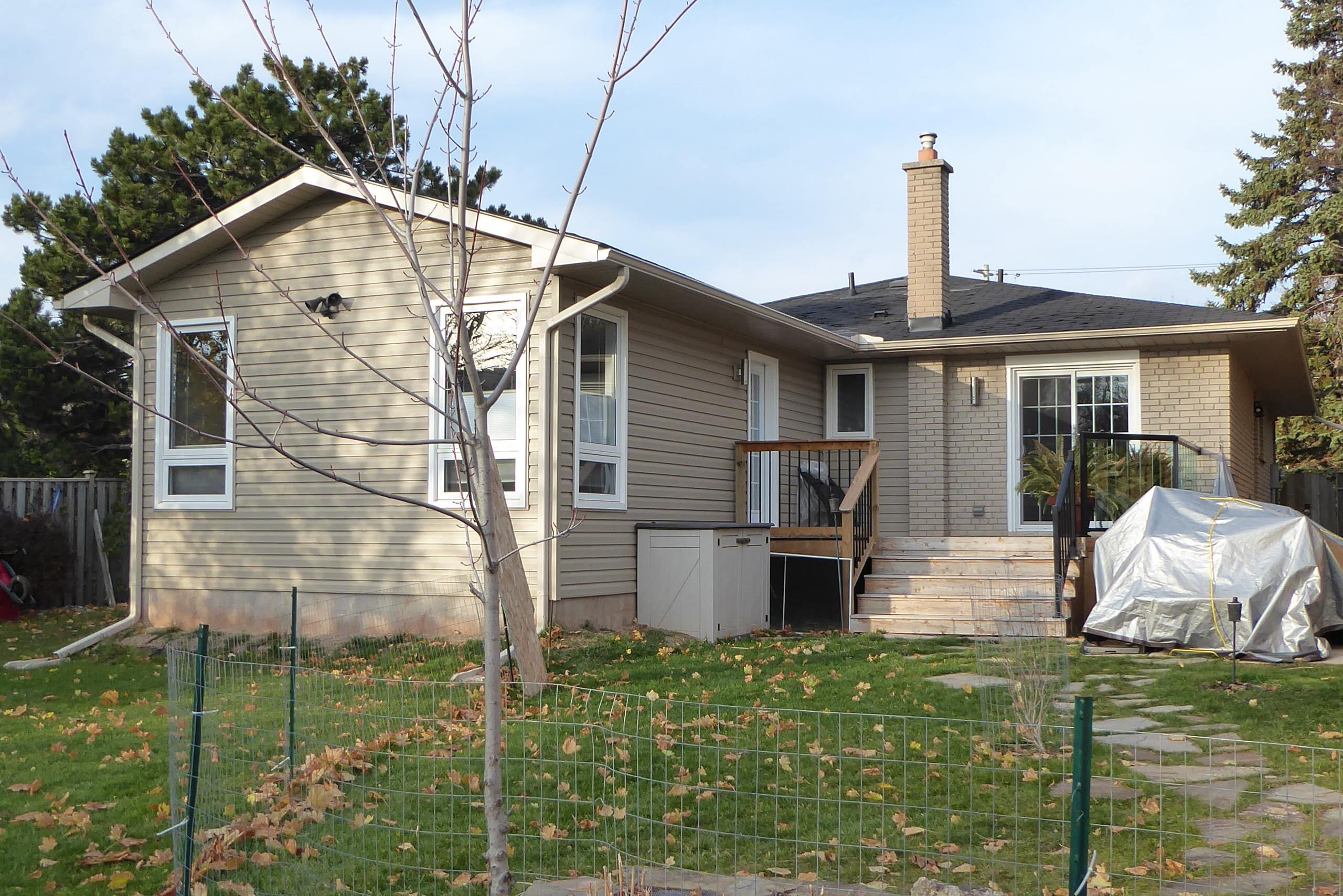 New rear yard space