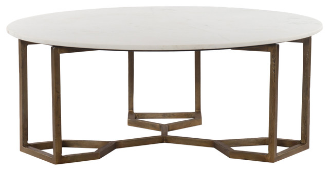 Naomi Coffee Table Transitional, Four Hands Evelyn Round Nesting Coffee Table