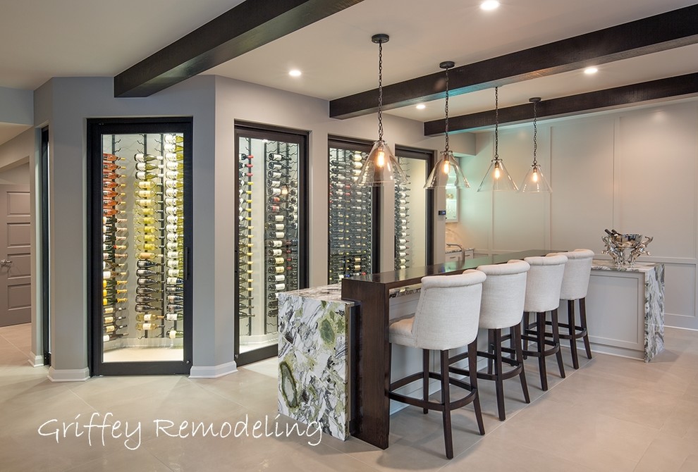 Trendy home design photo in Columbus