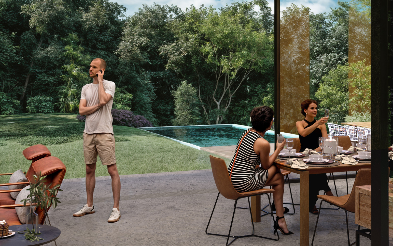 интерьер загородного дома