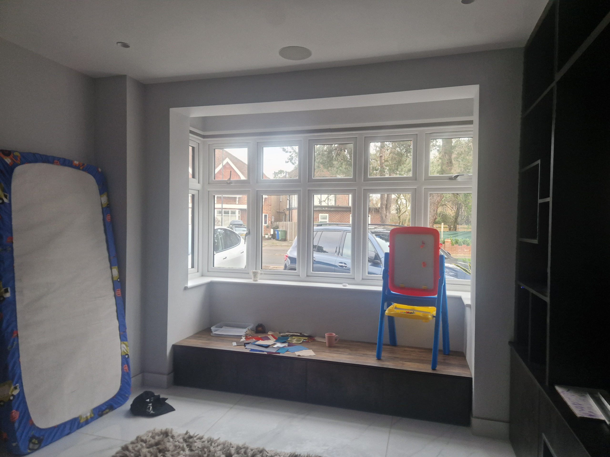 Before a playroom/ unused room