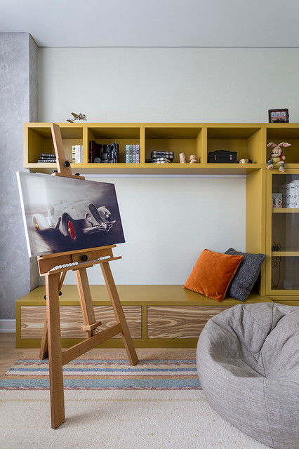 Loft trendy-boernevaerelse