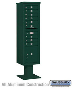 4C Pedestal Mailbox - Maximum Height Unit (72 Inches) - Single Column