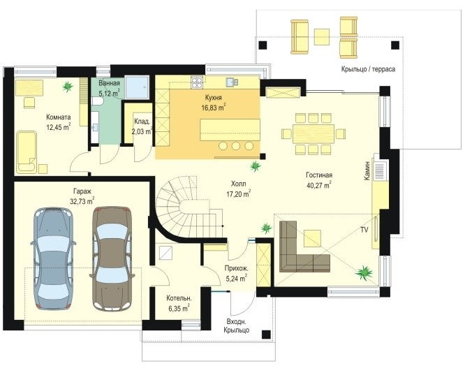 Проект дома Ривьера-3