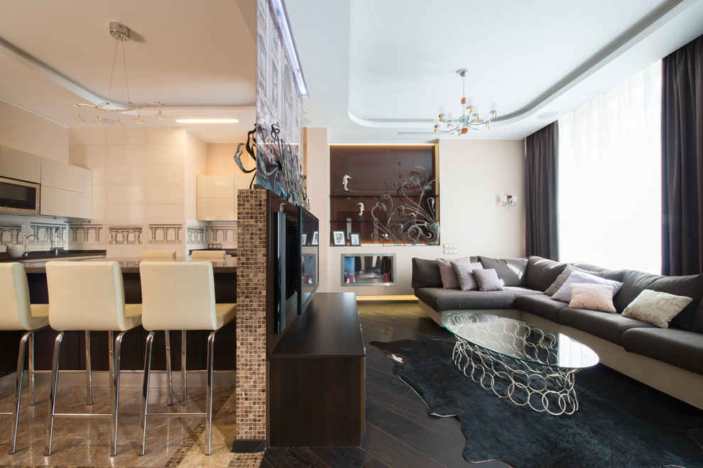 Фото интерьеров квартиры 120 кв.м. Авеню 77