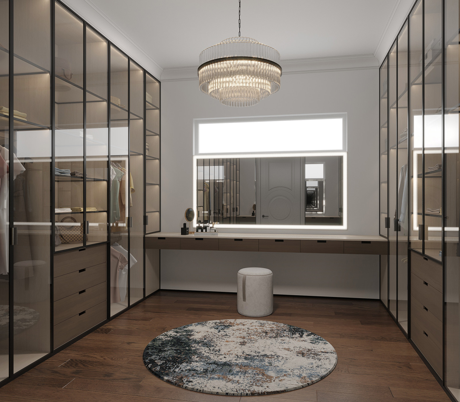 Гардеробная на 2-ом этаже