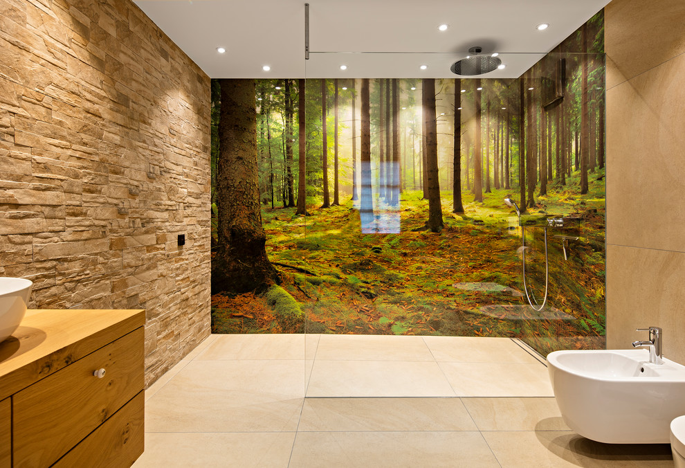 Glaswand Badezimmer Contemporary Bathroom Other By Bonath Gmbh