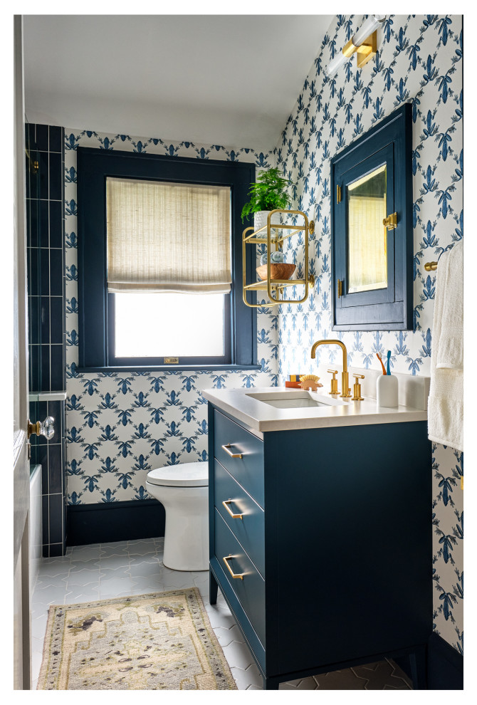 Dilworth Bathroom Projects - Powder Room - Charlotte - by Tailored ...