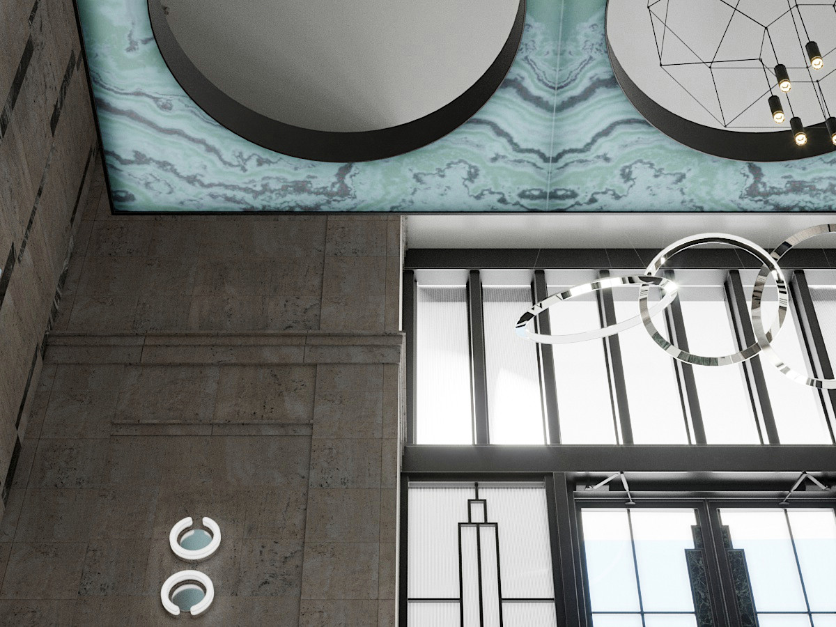 Зонна лобби гостиницы Графский причал