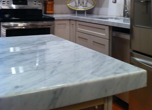 Real Marble For Your Countertops, Marble Vanity Top Stain