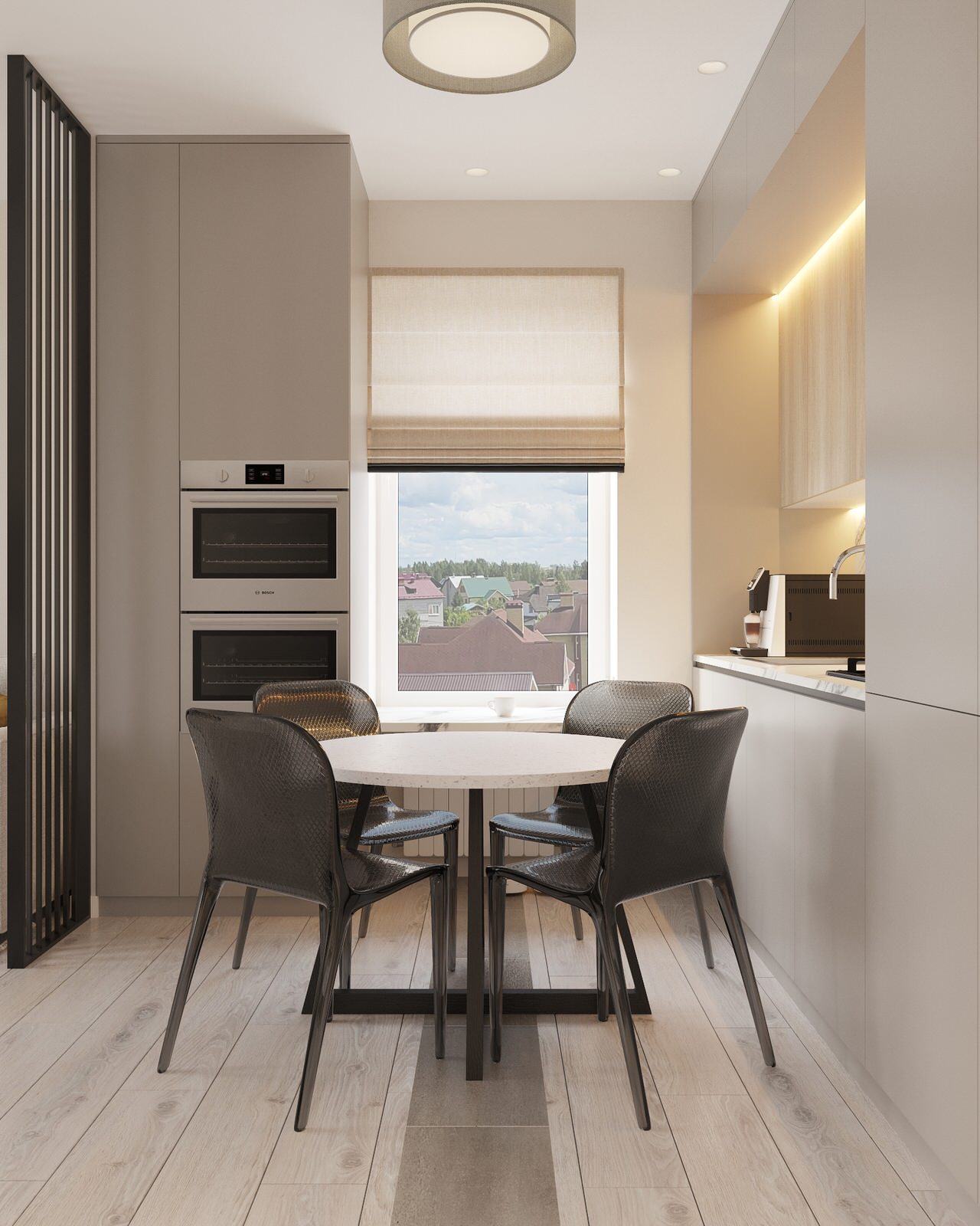 Проект квартиры, площадью 88 кв. м в п. Ганино