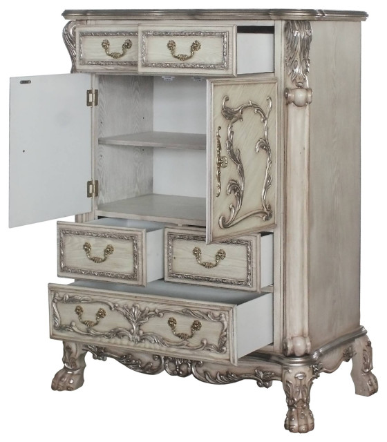 Dresden Chest, Vintage Bone White - Victorian - Dressers - by Acme ...