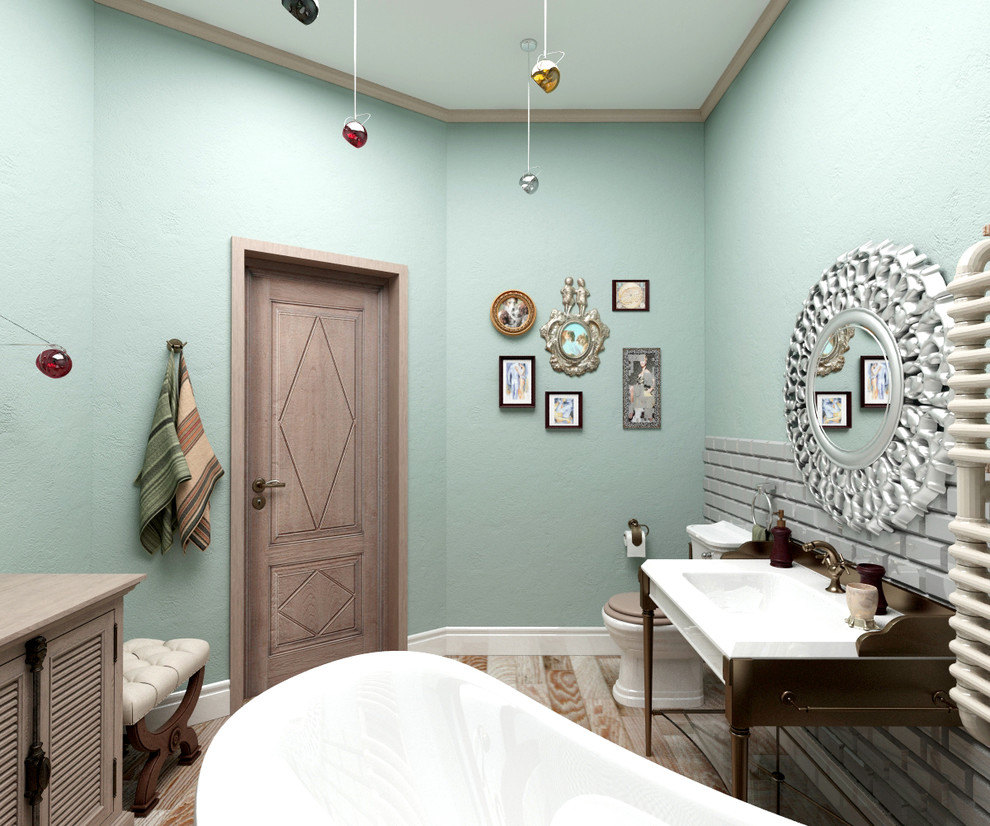 Ванная комната с окном