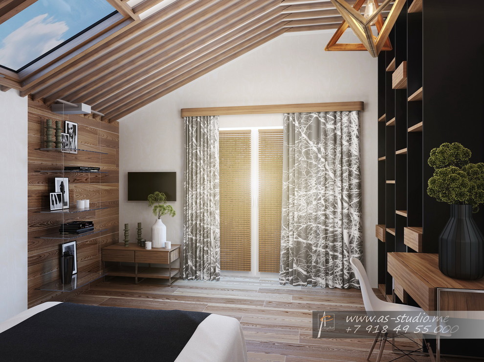 Современная спальня с элементами минимализма