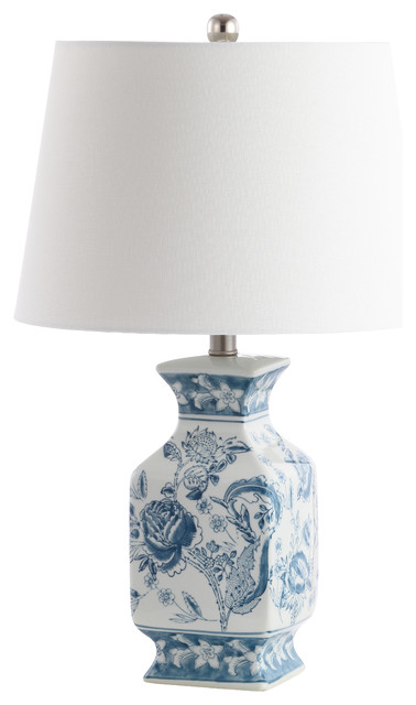 safavieh blue and white lamp