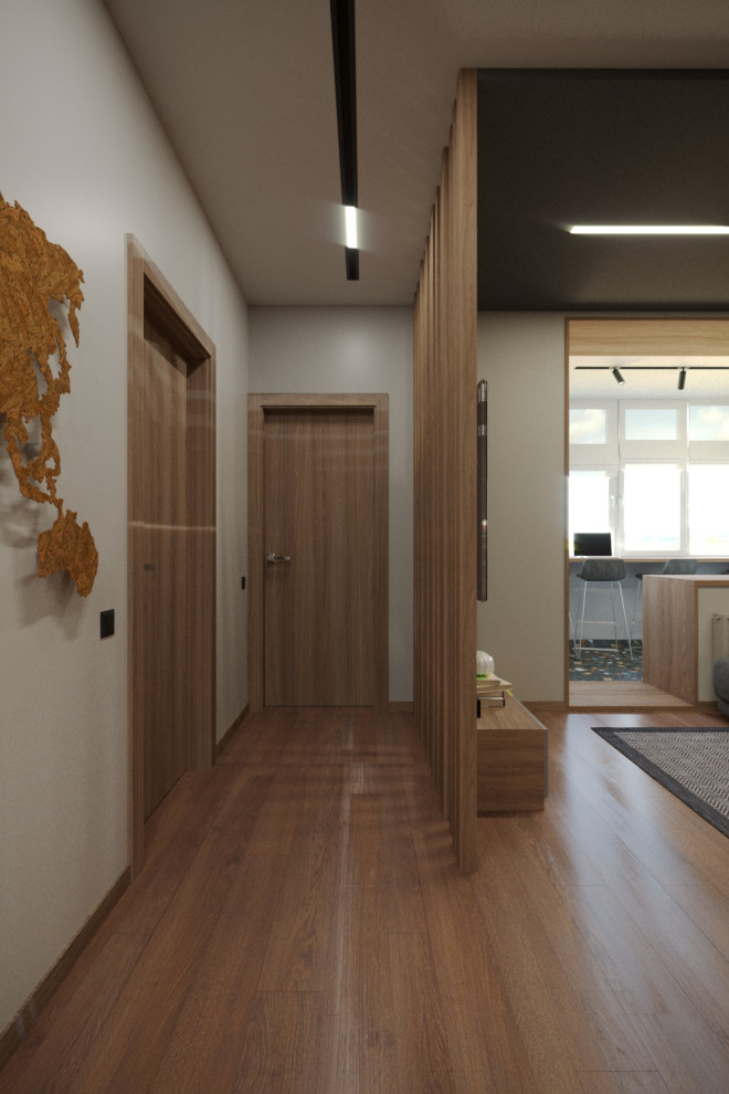 Квартира в современном стиле с яркими акцентами