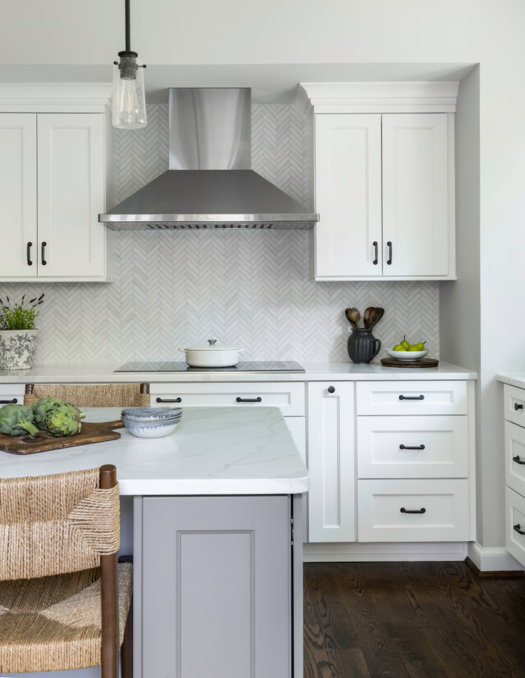 Example of a transitional kitchen design in DC Metro
