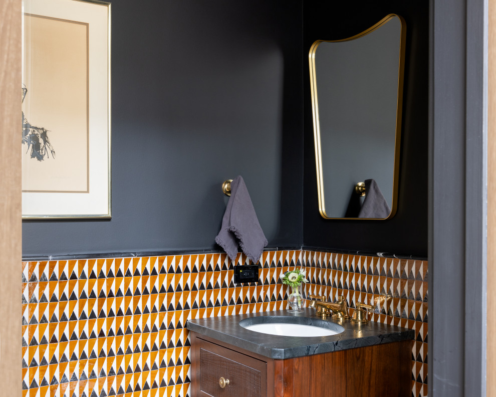 Greenview - Transitional - Powder Room - Chicago - by Imparfait Design ...