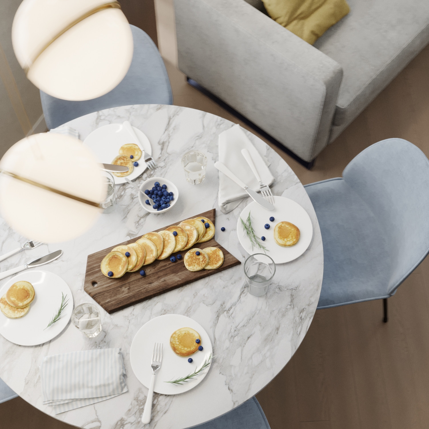 Визуализация обеденной зоны