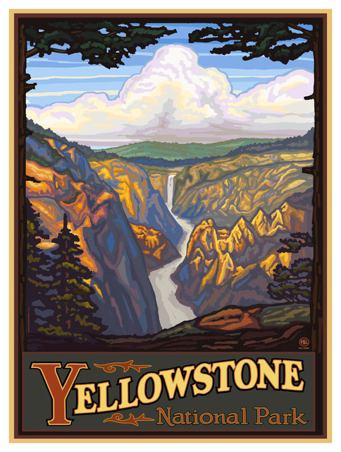 Paul A. Lanquist Yellowstone National Park Yellowstone Art Print, 18"x24"