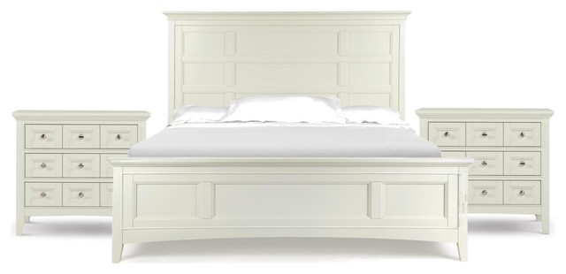 Magnussen Kentwood 3 Piece Panel Bedroom Set Option 1 Magnussen Kentwood 3 Piece Panel