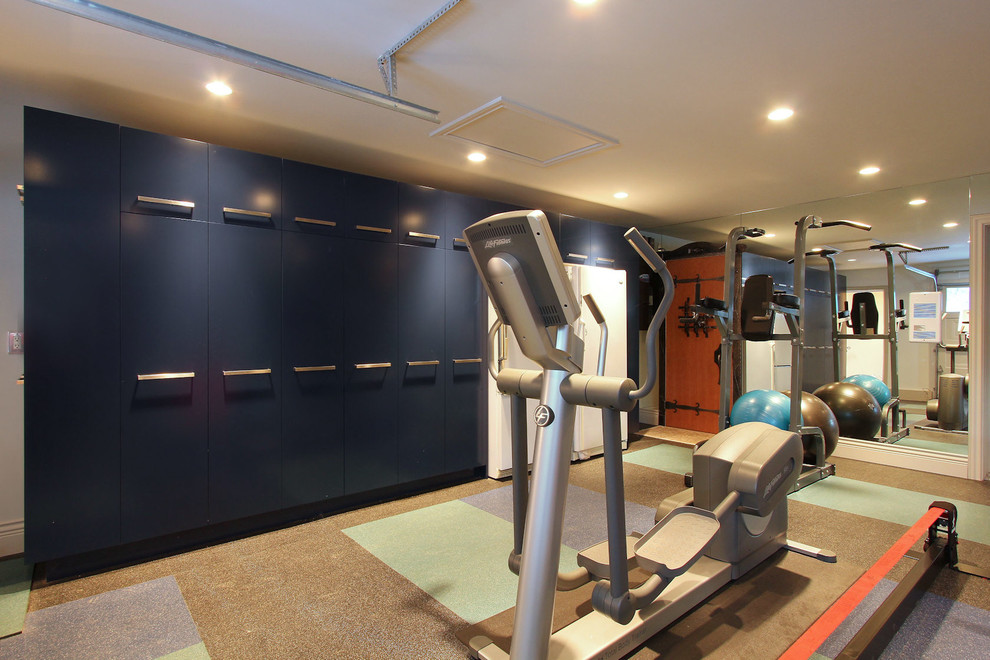 Private Residence, Kelowna, BC Traditional Home Gym Vancouver