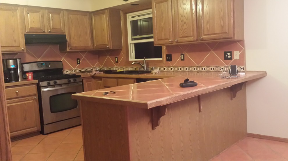 Updated kitchen and powder room
