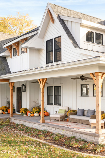 40th Street Farmhouse - Country - House Exterior - Minneapolis - by ...