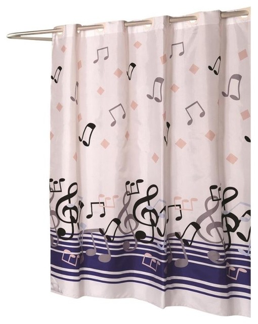 Musical Notes Shower Curtain Musical Notes Shower Curtain