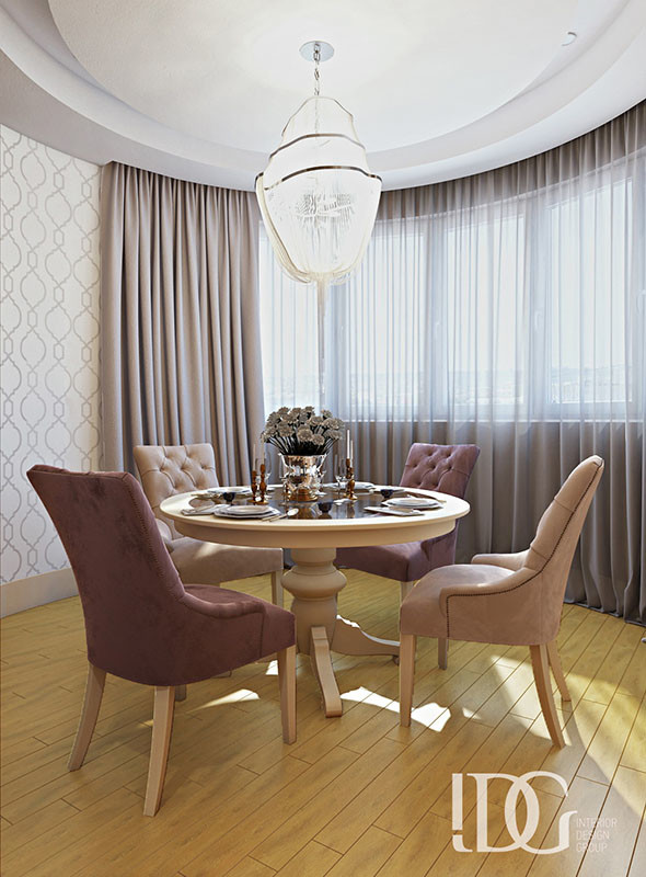 Зефирный интерьер в ЖК Мичуринский