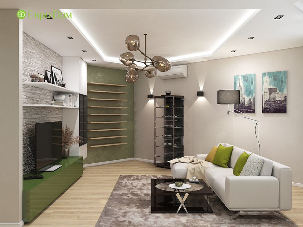 Дизайн трехкомнатной квартиры 120 кв. м в современном стиле