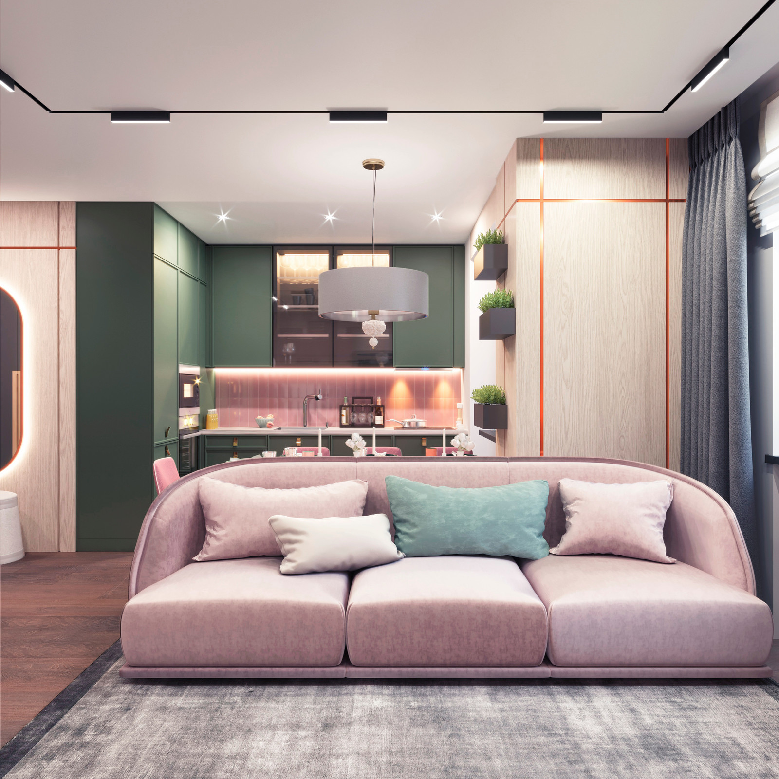 Уютная однушка в цвете