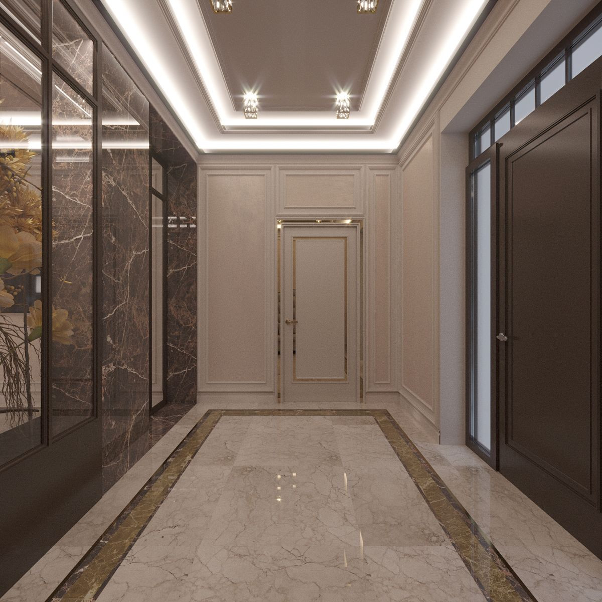 Дизайн таунхауса 100 кв. м в Куркино