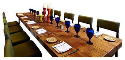 Brooklyn Modern Rustic Reclaimed Wood Conference Table, Standard, 96"x40"