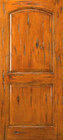 Single Door Exterior Knotty Alder, Southwest Home
