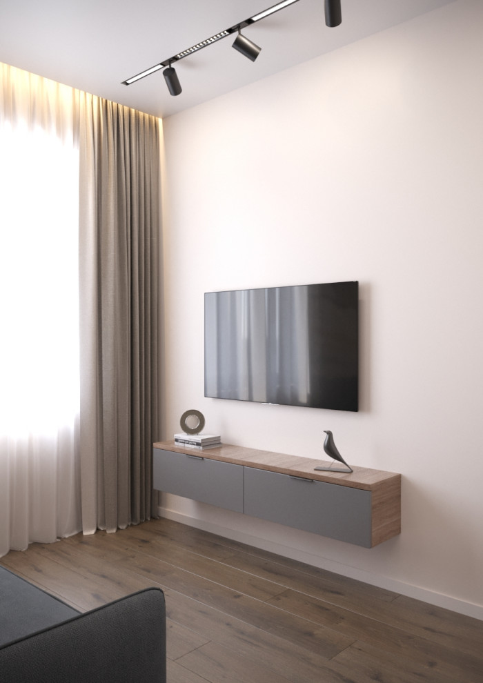 ЖК ЗилАрт дизайн интерьера для семьи из двух человек.