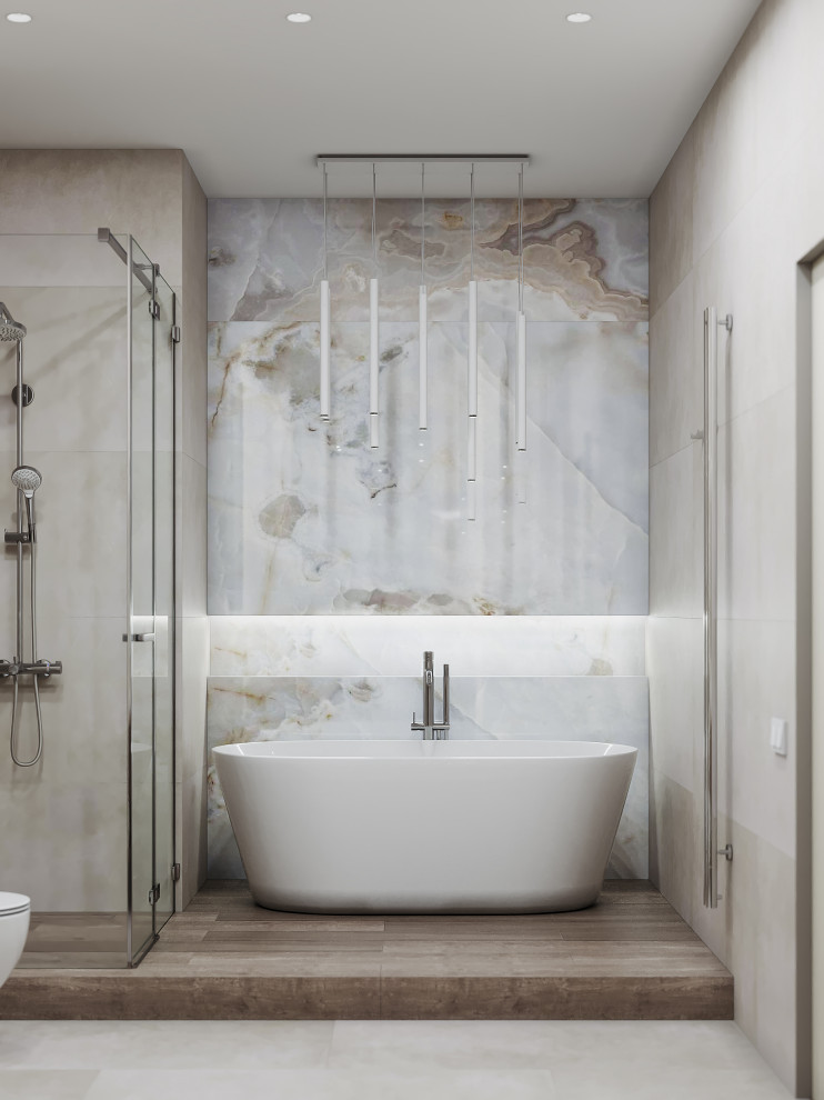 Дизайн-проект 3-комнатной картиры ЖК "Дом на Грота", 102 кв.м, Спб