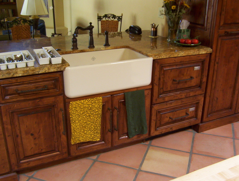 Mountain style kitchen photo in Phoenix