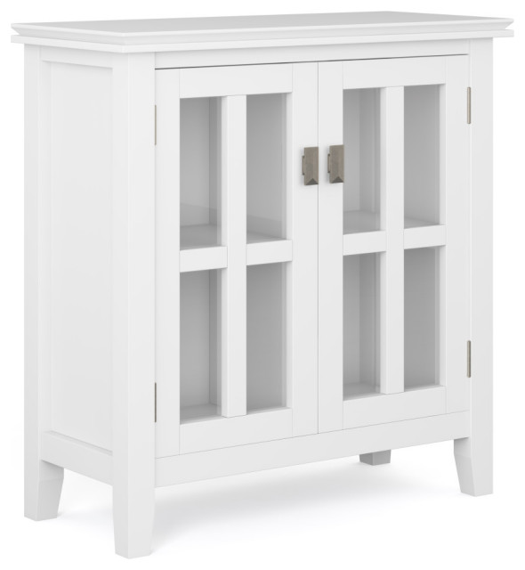 Artisan Solid Wood Low Storage Transitional Accent Chests